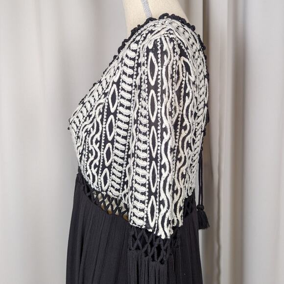 Free People Black and White Mini Dress - Picture 15 of 16